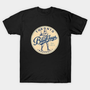 Vintage Toronto Blue Jays 3 by Buck Tee Originals T-Shirt